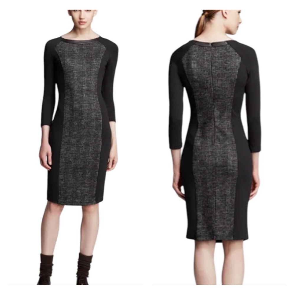 Weekend Max Mara Romina Plaid Wool Sheath Dress